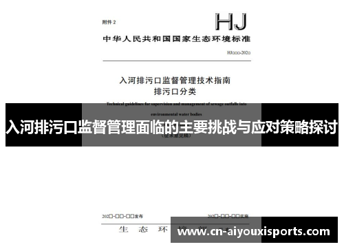 入河排污口监督管理面临的主要挑战与应对策略探讨